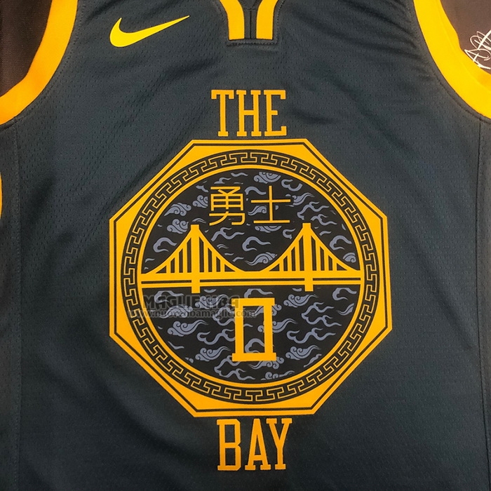 Maglia
 Gary Payton II NO 0 Golden State Warriors Citta
 2018-19 Blu
